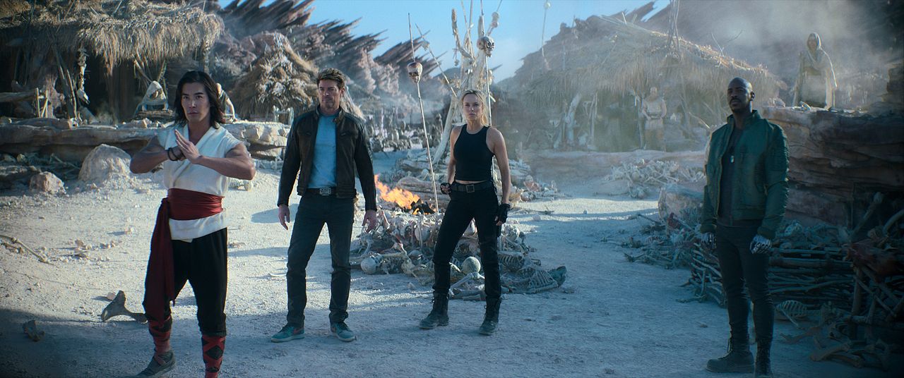 Mortal Kombat II : Photo Ludi Lin, Mehcad Brooks, Jessica McNamee, Karl Urban