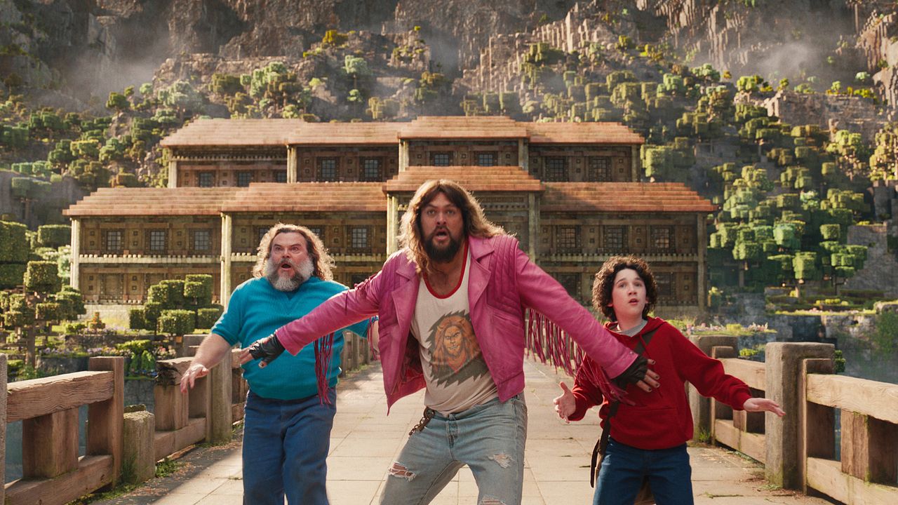 Minecraft, Le Film : Photo Jason Momoa, Jack Black