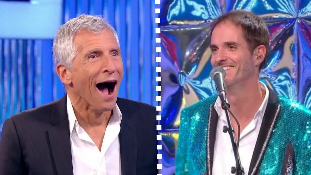 Surprise... Nouveau look pour Fabien Haimovici (N'oubliez pas les paroles),  Nagui surpris ! - TV ACTU by AlloCiné