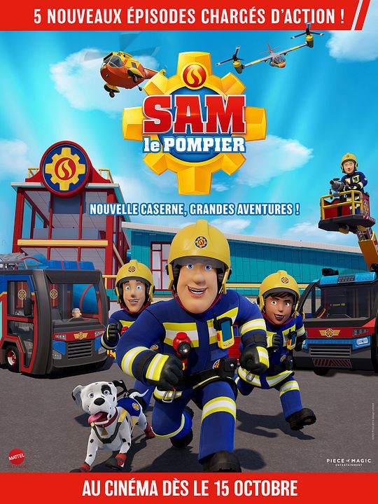 Sam le pompier - nouvelle caserne, grandes aventures ! : Affiche