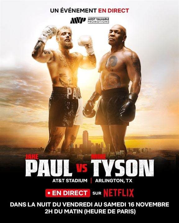 Jake Paul vs. Mike Tyson : Affiche