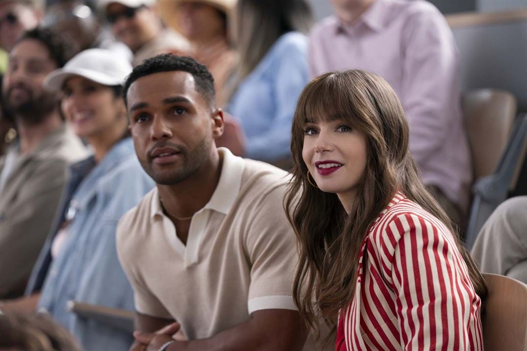 Photo Lily Collins, Lucien Laviscount