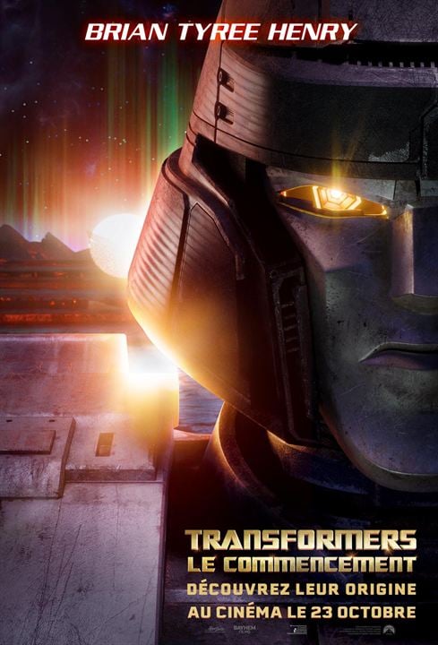 Transformers : le commencement : Affiche