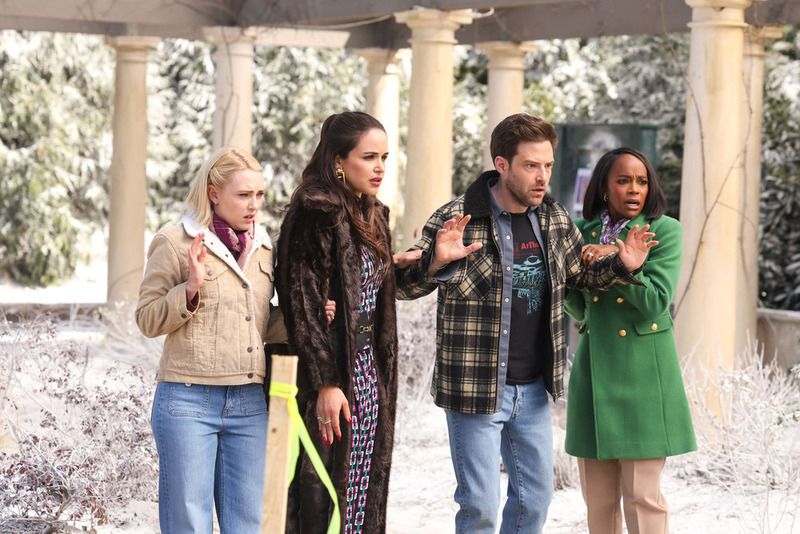 Murder Society : Photo Ben Rappaport, Melissa Fumero, Aja Naomi King, AnnaSophia Robb