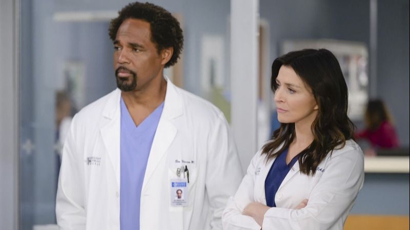 Grey's Anatomy : Photo Jason George (II), Caterina Scorsone