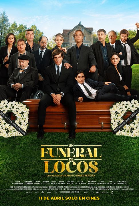Un funeral de locos : Affiche