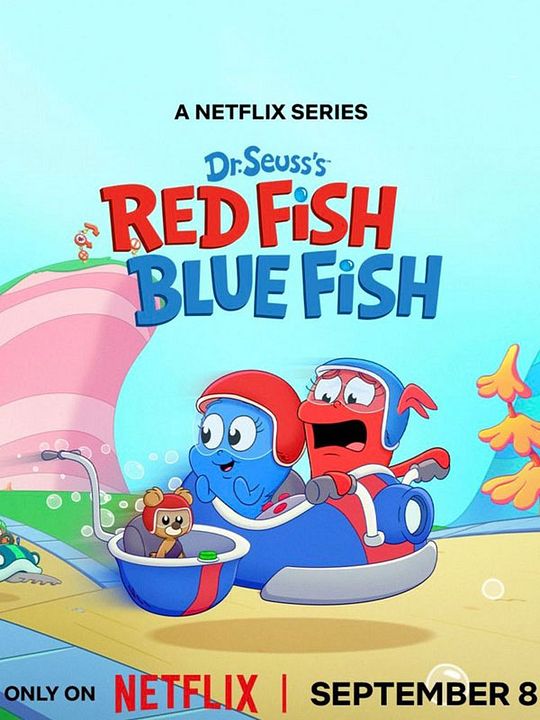 Un poisson rouge, un poisson bleu : Affiche
