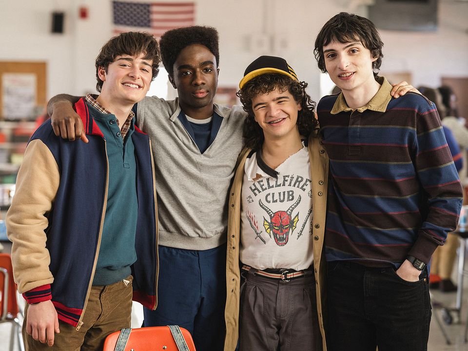  La dernière aventure : Le making-of de Stranger Things 5 : Photo Caleb McLaughlin, Noah Schnapp, Finn Wolfhard, Gaten Matarazzo