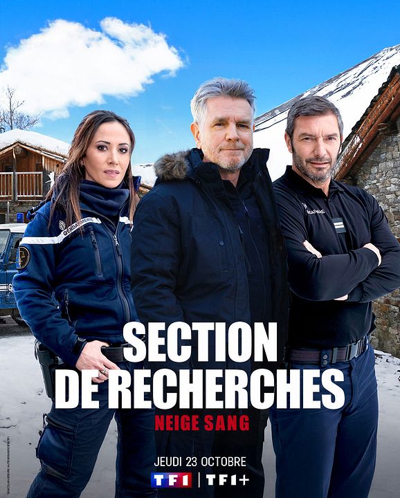 Section de recherches : Neige sang : Affiche