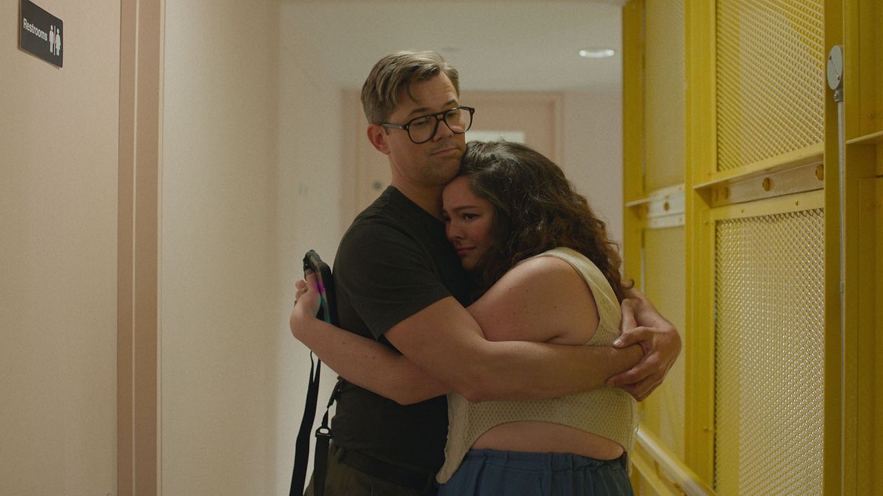 Photo Andrew Rannells, Megan Stalter