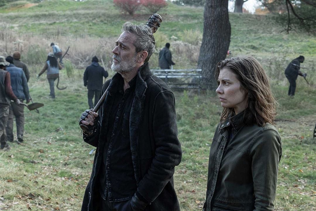 The Walking Dead : Dead City : Photo Lauren Cohan, Jeffrey Dean Morgan