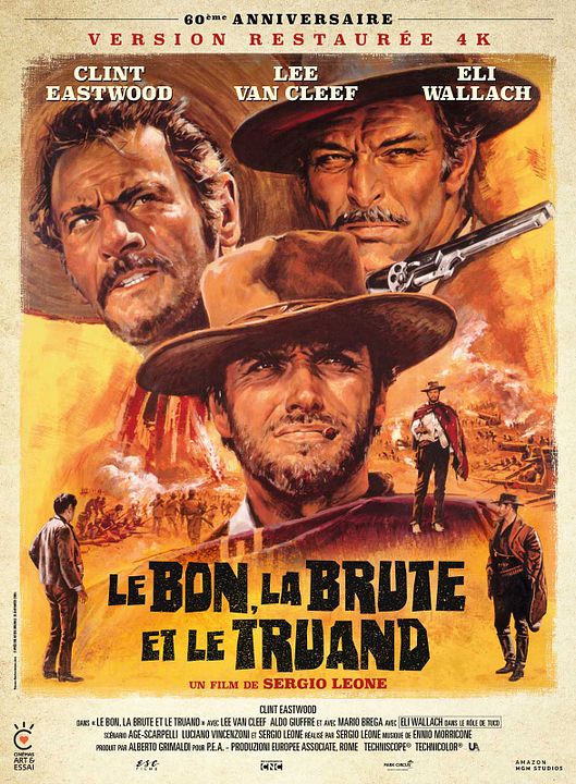 Le Bon, la brute et le truand : Affiche