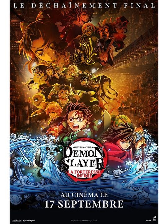 Demon Slayer: Kimetsu no Yaiba La Forteresse Infinie Film 1 : Affiche