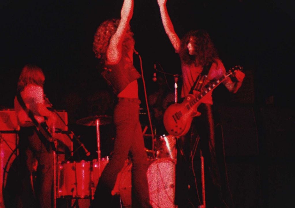 Becoming Led Zeppelin : Photo John Paul Jones, Robert Plant, Jimmy Page, John Bonham