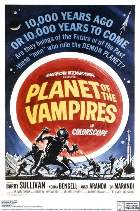 La Planète des vampires : Affiche
