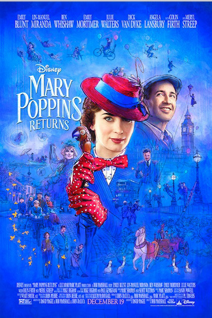Le Retour de Mary Poppins : Affiche