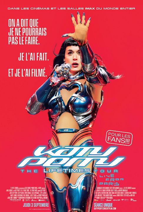 Katy Perry : The Lifetimes Tour - Live from Paris : Affiche