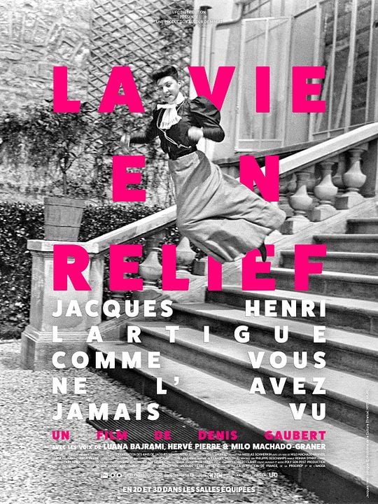 La Vie en relief - Jacques Henri Lartigue : Affiche