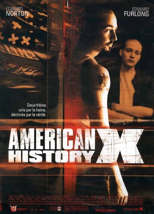 American History X : Affiche Edward Furlong, Tony Kaye, Edward Norton