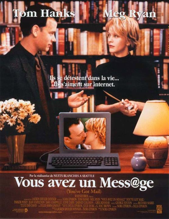 Vous avez un message : Affiche Meg Ryan, Nora Ephron