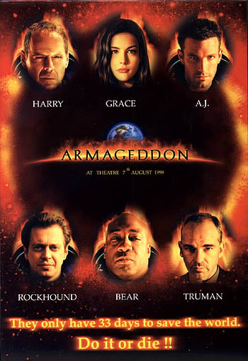 Armageddon : Affiche