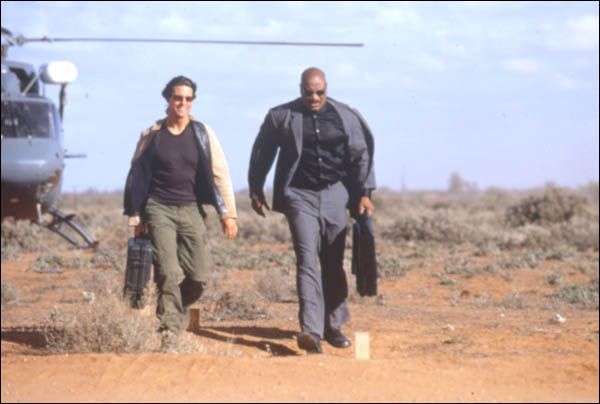 Mission: Impossible II : Photo John Woo, Tom Cruise, Ving Rhames
