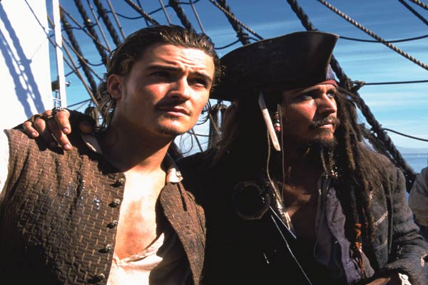 Pirates des Caraïbes : la Malédiction du Black Pearl : Photo Johnny Depp