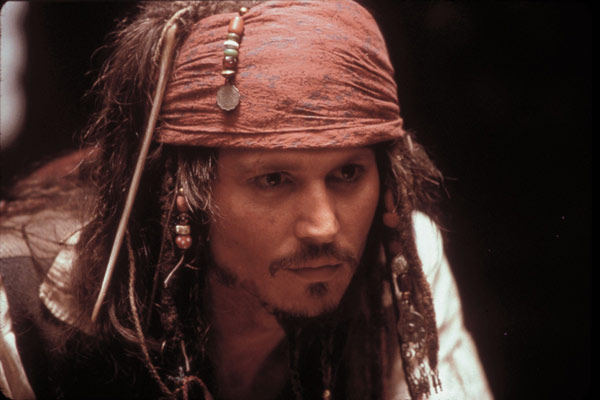 Pirates des Caraïbes : la Malédiction du Black Pearl : Photo Johnny Depp