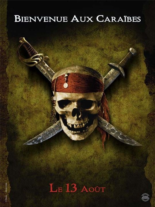 Pirates des Caraïbes : la Malédiction du Black Pearl : Affiche
