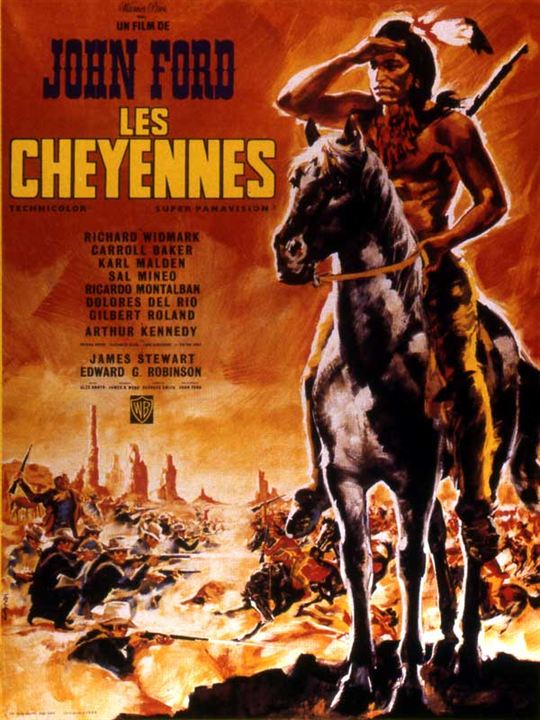 Les Cheyennes : Affiche John Ford
