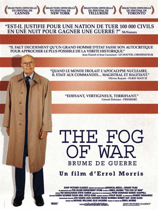 The Fog of War: Eleven Lessons from the Life of Robert S. McNamara : Affiche Errol Morris, Robert S. McNamara