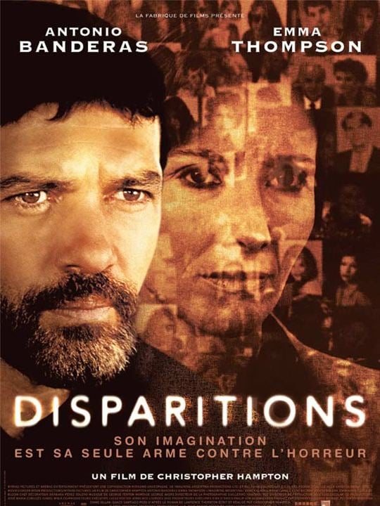 Disparitions : Affiche Christopher Hampton