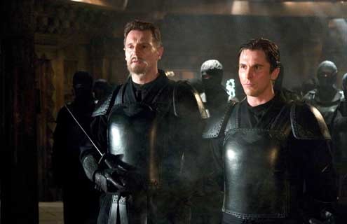 Batman Begins : Photo Christopher Nolan, Liam Neeson, Christian Bale