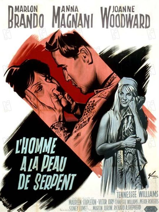 L'Homme à la peau de serpent : Affiche