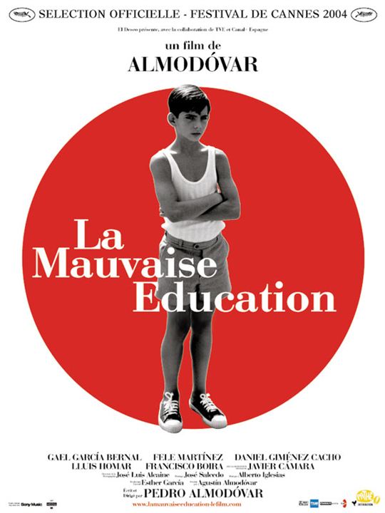 La Mauvaise éducation : Affiche