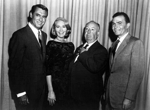 La Mort aux trousses : Photo Alfred Hitchcock, Eva Marie Saint, James Mason, Cary Grant