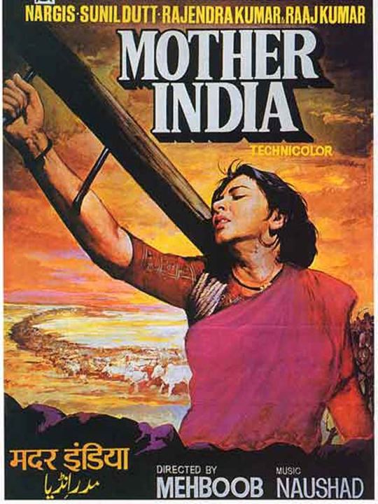 Mother India : Affiche Mehboob Khan, Nargis