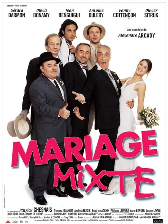 Mariage mixte : Affiche Patrick Chesnais, Jean Benguigui, Antoine Duléry