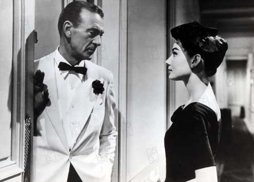 Ariane : Photo Audrey Hepburn, Billy Wilder, Gary Cooper