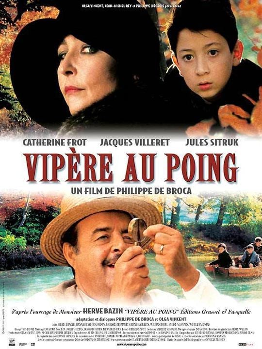 Vipère Au Poing : Affiche Jacques Villeret, Philippe de Broca, Jules Sitruk