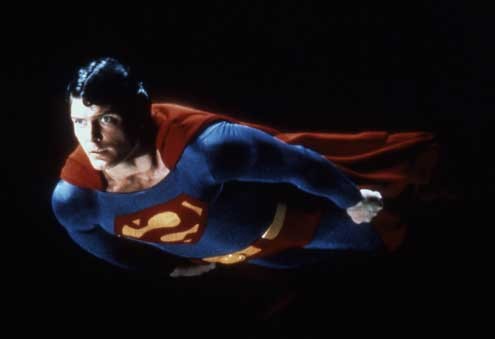 Superman : Photo Richard Donner, Christopher Reeve