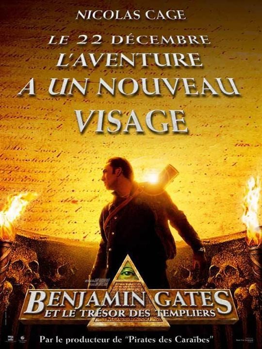 Benjamin Gates et le Trésor des Templiers : Affiche