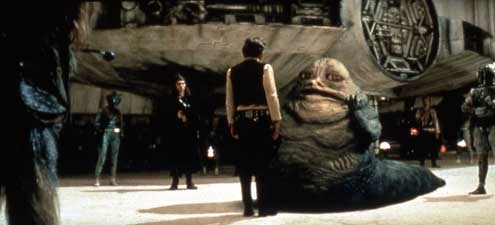 Star Wars : Episode IV - Un nouvel espoir (La Guerre des étoiles) : Photo Harrison Ford, George Lucas