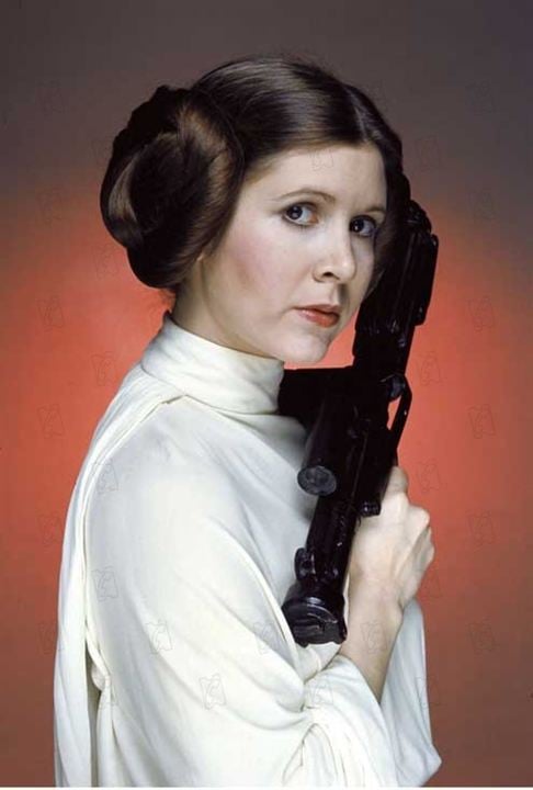 Star Wars : Episode IV - Un nouvel espoir (La Guerre des étoiles) : Photo George Lucas, Carrie Fisher