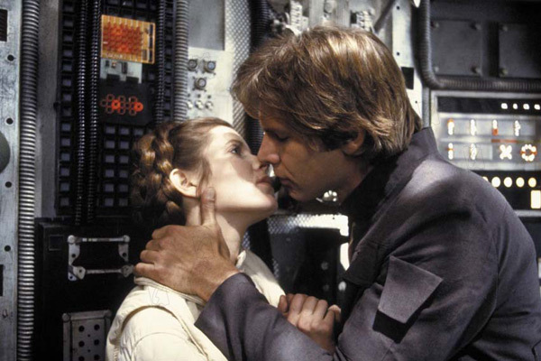 Star Wars : Episode V - L'Empire contre-attaque : Photo Irvin Kershner, Harrison Ford, Carrie Fisher
