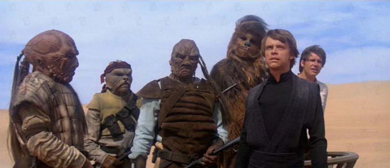 Star Wars : Episode VI - Le Retour du Jedi : Photo Mark Hamill, Harrison Ford, Richard Marquand, Peter Mayhew