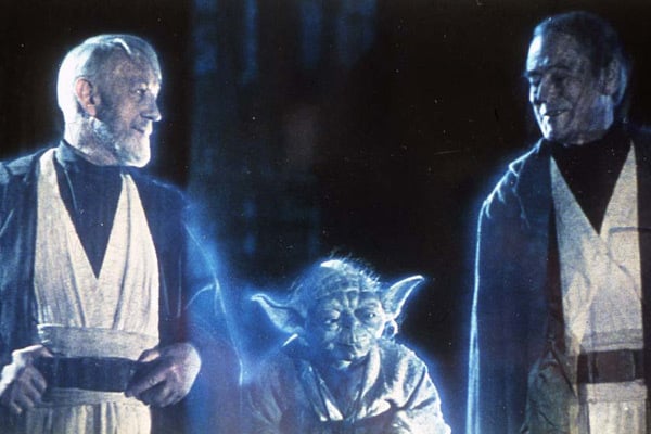 Star Wars : Episode VI - Le Retour du Jedi : Photo Sebastian Shaw, Alec Guinness, Richard Marquand