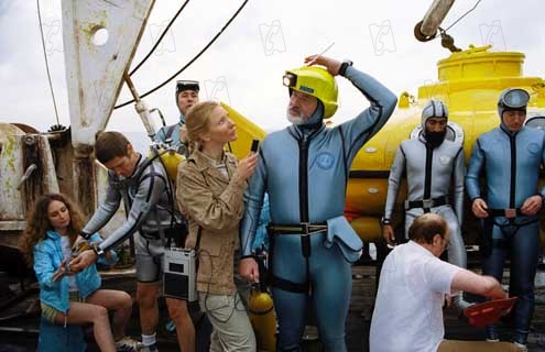 La Vie aquatique : Photo Wes Anderson, Bill Murray, Cate Blanchett, Willem Dafoe