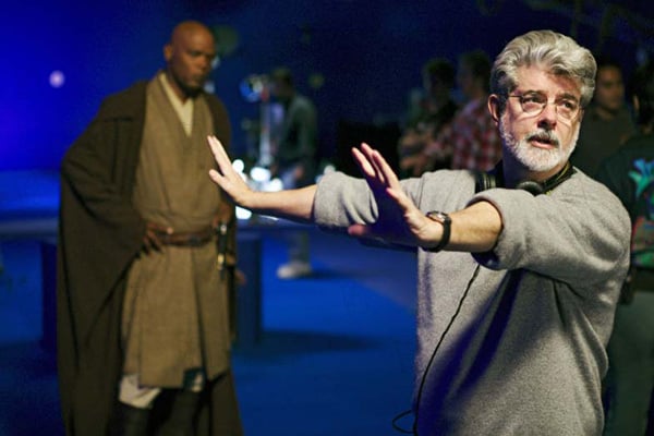 Star Wars : Episode III - La Revanche des Sith : Photo Samuel L. Jackson, George Lucas