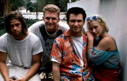 True Romance : Photo Patricia Arquette, Brad Pitt, Christian Slater, Michael Rapaport, Tony Scott